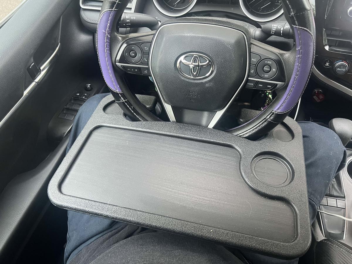 Portable Car Laptop Computer Desk Mount Stand Eat Work Car Steering Wheel Dining Table BracketDrink Food Coffee Tray Board