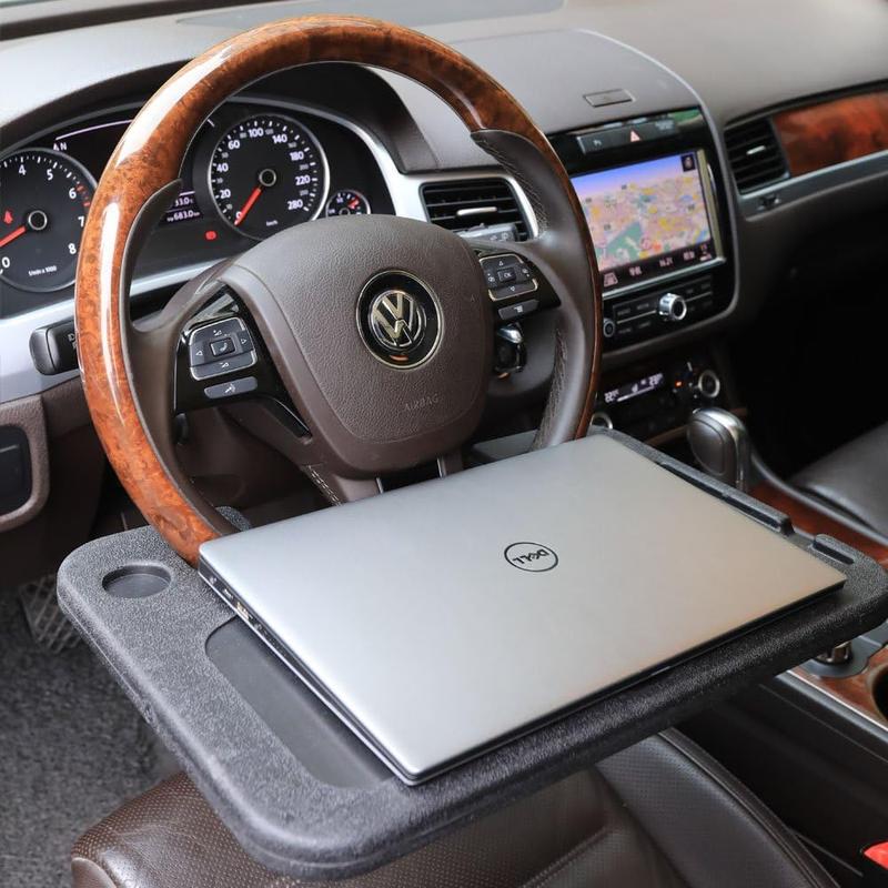 Portable Car Laptop Computer Desk Mount Stand Eat Work Car Steering Wheel Dining Table BracketDrink Food Coffee Tray Board