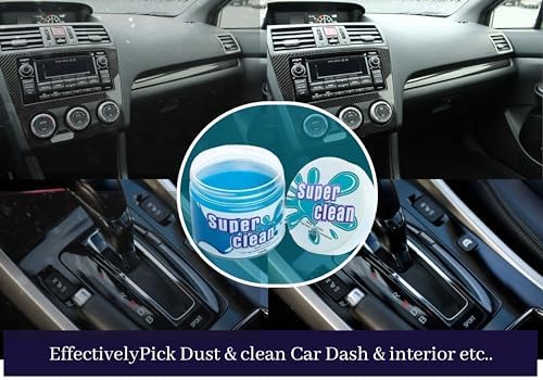 Universal Car Cleaning Gel – Deep Cleaning Putty for Car Vents, Dashboard, Keyboards & Cameras (5.8oz)