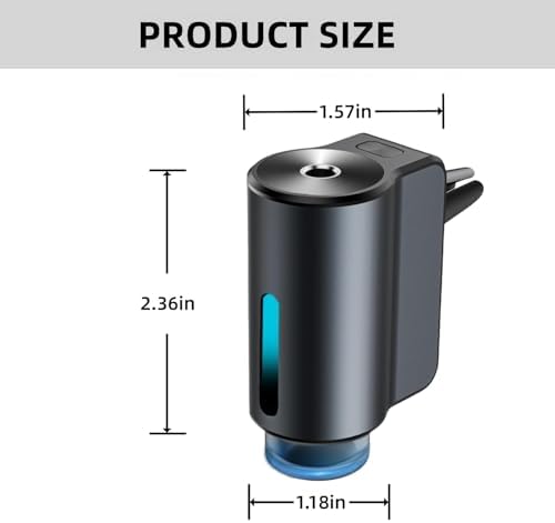 Smart Car Air Freshener Diffuser – 2025 Long-Lasting Aromatherapy with 3 Adjustable Modes & Essential Oils