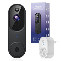 SafeView 1080P Wireless Video Doorbell + Chime | AI Detection, 2-Way Audio, Night Vision