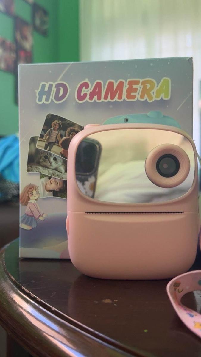 SnapJoy Kids Instant Print Camera – 1080P, 12MP, 2.4″ LCD, 3 Rolls Paper Included, No-Ink Thermal Printing, Perfect Gift for Boys & Girls (Pink)