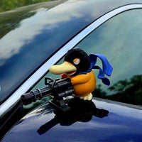 Gatling Duck Figure – Creative Car & Desktop Ornament | Funny Boyfriend Gift Idea