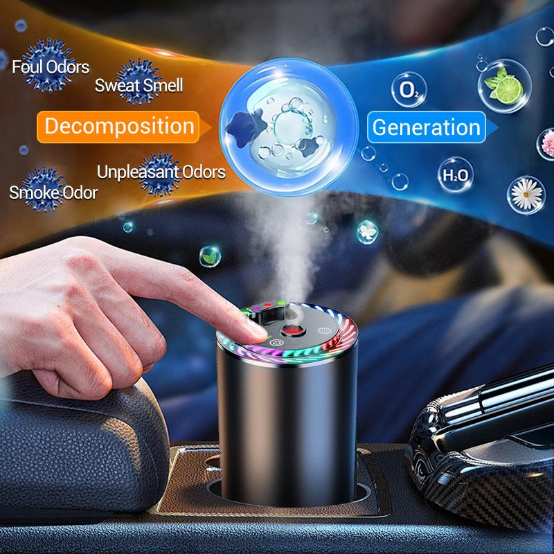 EightySix Garage™ Smart Car Diffuser – Dual 50ml Cologne Air Purifier | Rolls-Royce Inspired Star Roof Design