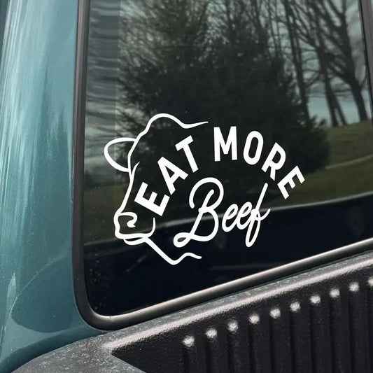Eat More Beef Decal 20inches BIG SIZE