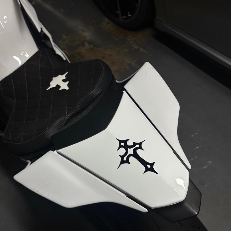 BIG SIZE - Cross Decal 20 inches