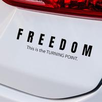 Charlie Kirk Freedom Decal BIG SIZE 20in