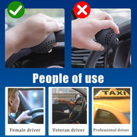 360° Steering Wheel Knob – One-Hand Booster Spinner for Smooth, Effortless Driving