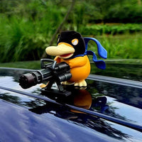 Gatling Duck Figure – Creative Car & Desktop Ornament | Funny Boyfriend Gift Idea