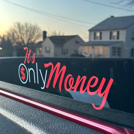 Young Dolph Decal It's Only Money (20x20 in)