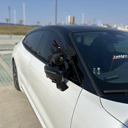 Chibi Toothless Car Ornament – Cute 3D Printed Motorcycle Toy & Roof Top Decor with Keychain