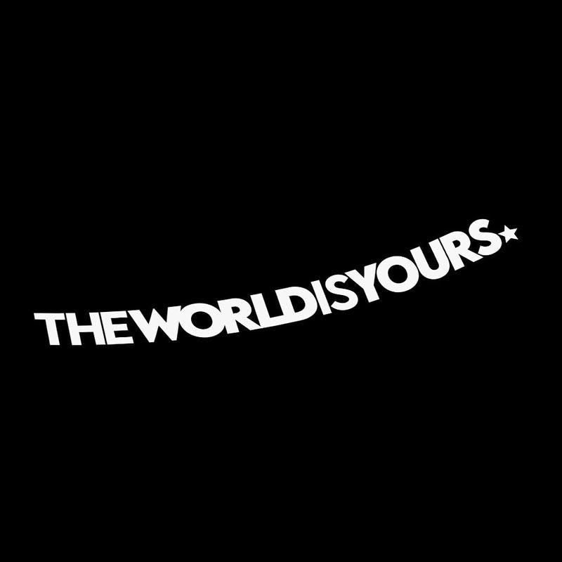 The World is Yours Decal (20x20 in)