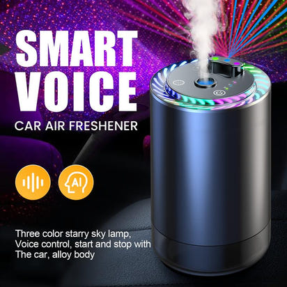 EightySix Garage™ Smart Car Diffuser – Dual 50ml Cologne Air Purifier | Rolls-Royce Inspired Star Roof Design