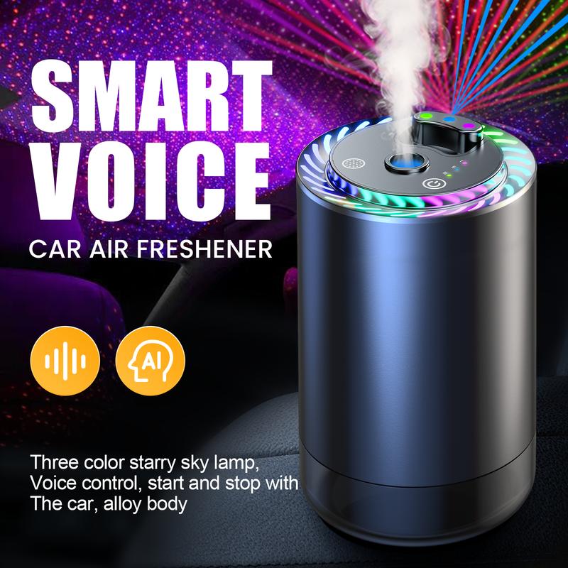 EightySix Garage™ Smart Car Diffuser – Dual 50ml Cologne Air Purifier | Rolls-Royce Inspired Star Roof Design