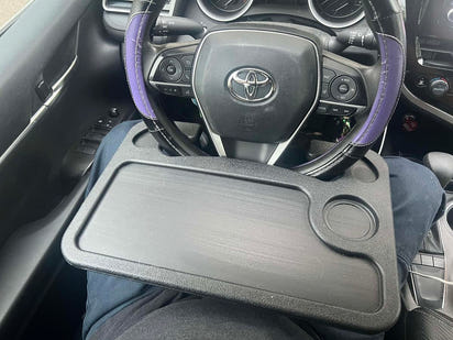 Portable Car Laptop Computer Desk Mount Stand Eat Work Car Steering Wheel Dining Table BracketDrink Food Coffee Tray Board