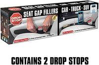 Car Seat Gap Filler Organizer – Set of 2 with Slide-Free Pad & Ambient Light for Console Space