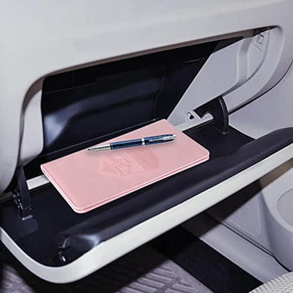 Car Registration & Insurance Holder – Magnetic Vehicle Document Organizer for Glove Box, License & Cards