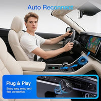 (2025 Upgraded) Wireless CarPlay Adapter – Convert Wired to Wireless Apple CarPlay for iPhone (Fast & Lag-Free)