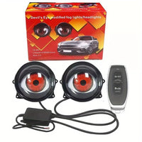 Devil Eyes Light for Cars, 12V LED Headlight with Adjustable Eye Pattern - Cool Car Accessories,Remote control,Vehicle Custom Devil Eyes Lights Adjustable LED Devil Eyes Headlights