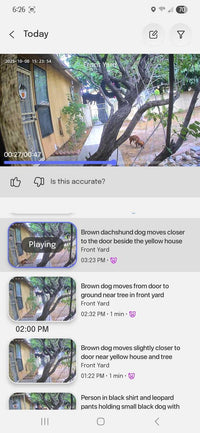 GlassGuard 2K Smart Window Security Camera – WiFi Stick-On, No-Drill Install, AI Motion Detection, Color Night Vision