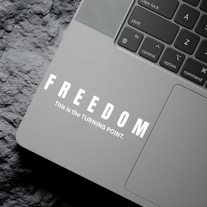 Charlie Kirk Freedom Decal BIG SIZE 20in