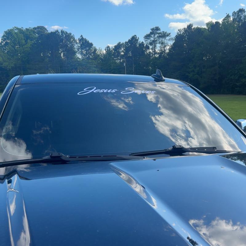 Jesus Saves Decal (20x20 in)