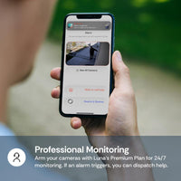 GlassGuard 2K Smart Window Security Camera – WiFi Stick-On, No-Drill Install, AI Motion Detection, Color Night Vision