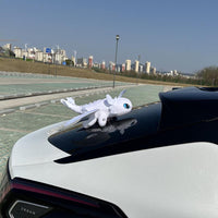 Chibi Toothless Car Ornament – Cute 3D Printed Motorcycle Toy & Roof Top Decor with Keychain