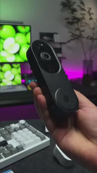 SafeView 1080P Wireless Video Doorbell + Chime | AI Detection, 2-Way Audio, Night Vision