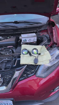 Devil Eyes Light for Cars, 12V LED Headlight with Adjustable Eye Pattern - Cool Car Accessories,Remote control,Vehicle Custom Devil Eyes Lights Adjustable LED Devil Eyes Headlights