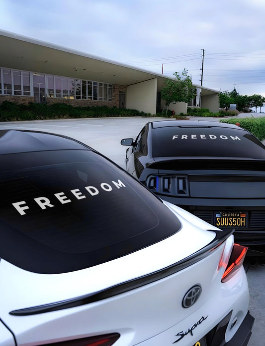 Charlie Kirk Freedom Decal BIG SIZE 20in